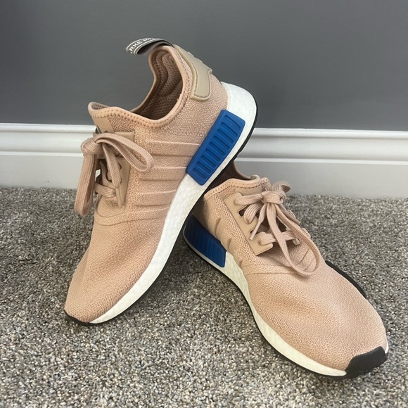 Adidas NMD boost gym shoes. Tan color size 8. Worn one time. - Picture 3 of 3
